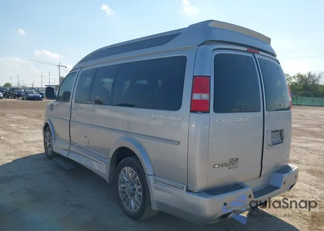 2015 Chevrolet Express 2500 Work Van из США, поврежденный, VIN 1GCWGFCG1F1213351